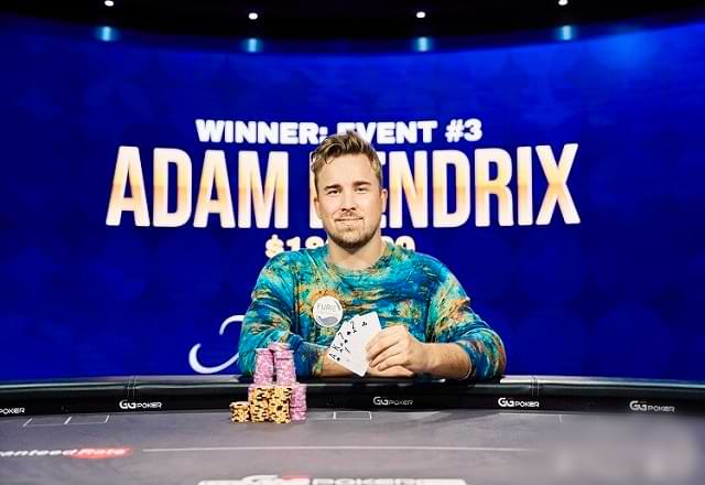 Адам Хендрикс на турнире по PLO фестиваля Poker Masters